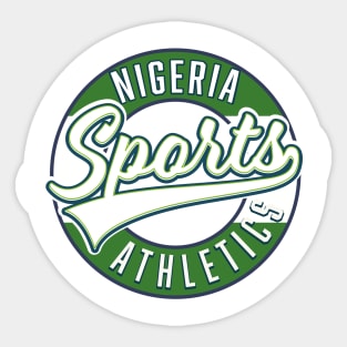 Nigeria Sports Athletic logo Sticker